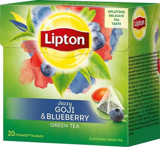 Πράσινο Τσάι Lipton Goji & Blueberry 20 Φακελάκια 32gr