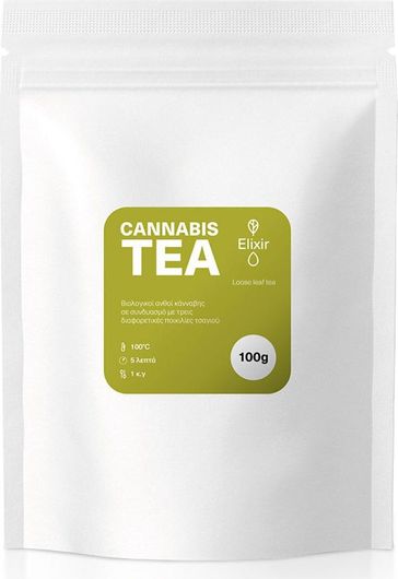 Τσάι Elixir Πράσινο Βιολογικό Cannabis 100gr