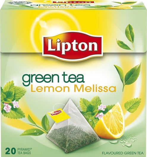 Τσάι Lipton Πράσινο Λεμόνι & Μελισσόχορτο 20 Φακελάκια 36gr