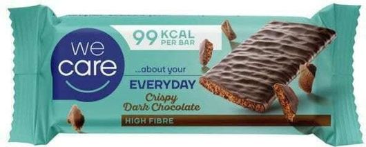 Μπάρα Δημητριακών WeCare Crispy Dark Chocolate 20gr