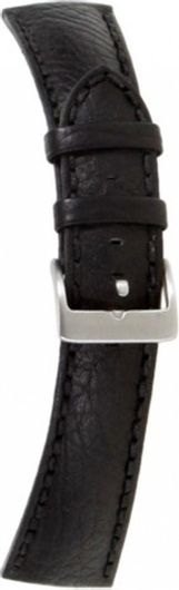 Λουράκι Ρολογιού Tzevelion ART252 Δερμάτινο 24mm Μαύρο