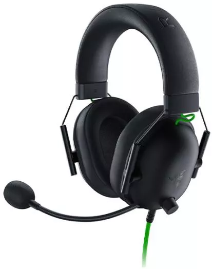 Gaming Headset Razer BlackShark V2 X Over Ear με Σύνδεση 3.5mm Jack Μαύρο