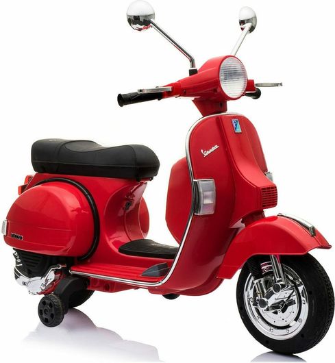 Παιδική Μηχανή MG Toys Licensed Vespa Ηλεκτροκίνητη 6 Volt Κόκκινο