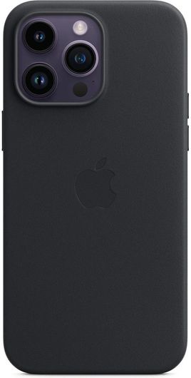 Apple Leather Case with MagSafe Back Cover Δερμάτινο Midnight iPhone 14 Pro Max