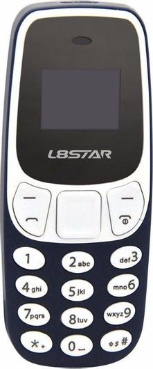 Κινητό L8STAR BM10 Mini Dual SIM με Κουμπιά Μπλε