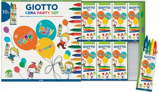 Κηρομπογιές Giotto Party Gift Box 10τμχ