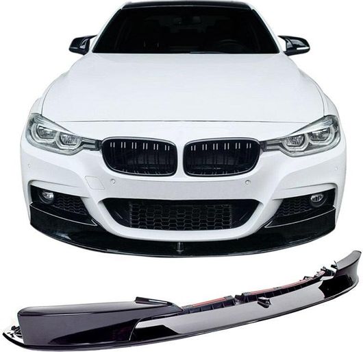 Spoiler Αυτοκινήτου Carner Μπροστά M-Performance Συμβατό με BMW Σειρά 3 F30/F31 2011-2019 M-Packet Γυαλιστερό Μαύρο