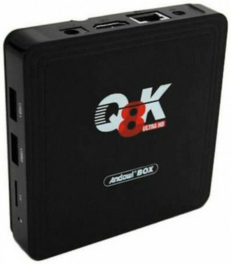 Andowl TV Box Q 8K UHD 8K UHD με WiFi USB 2.0/USB 3.0 4GB RAM & 64GB Αποθηκευτικό Χώρο με Λειτουργικό Android 12.0