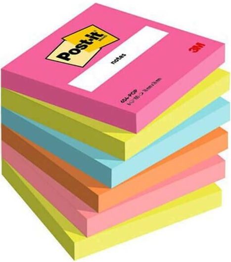 Χαρτάκια Σημειώσεων Post-it σε Κύβο Poptimistic Πολύχρωμο