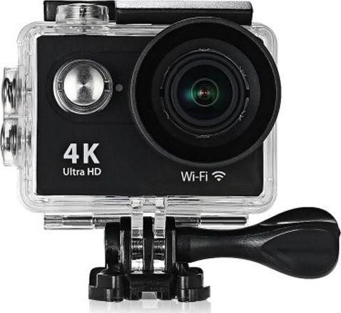 Action Camera TP-CM-H9 DV 4K Ultra HD με WiFi Μαύρο με Οθόνη 2"