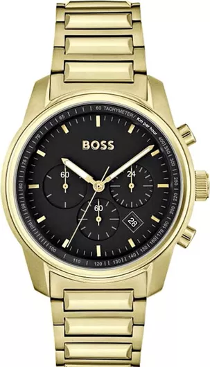 Ανδρικό Ρολόι Hugo Boss 1514006 με Μεταλλικό Μπρασελέ Χρυσό