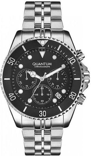 Ανδρικό Ρολόι Quantum PWG930.350 με Μεταλλικό Μπρασελέ Ασημί