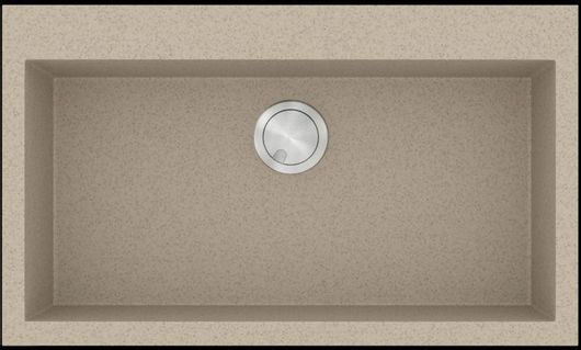 Νεροχύτης Κουζίνας Sanitec Ultra Granite 808 Ένθετος από Συνθετικό Γρανίτη Μ79x50cm Sabbia