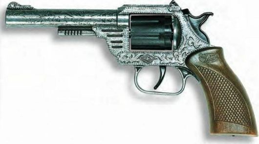 Αποκριάτικο Αξεσουάρ Edison Μεταλλικό Όπλο Western Dacota 8 Σφαίρες