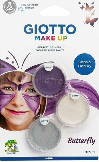 Αποκριάτικο Μακιγιάζ Giotto Face Paint 475800 Πεταλούδα 3x15