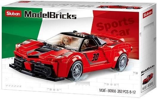 Τουβλάκια Sluban Italian Super Car 262τμχ για 8+ Ετών