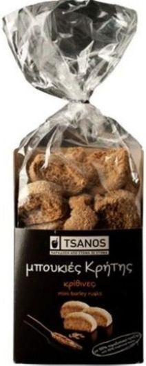 Παξιμάδια Tsanos Μπουκιές Κρίθινες 400gr