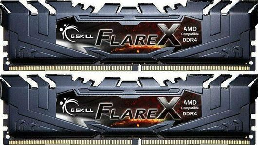 Μνήμη RAM G.Skill Flare X 32GB DDR4 με 2 Modules & Ταχύτητα 3200 για Desktop 2x 16GB