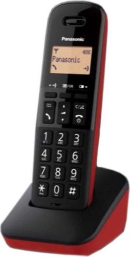 Panasonic KX-TGB610 Ασύρματο Τηλέφωνο με Ελληνικό Μενού Κόκκινο