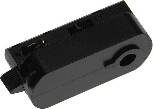 Σύνδεσμος Ράγας Φωτιστικών GloboStar Διφασικός 3 Καλωδίων Αντάπτορας Κρέμασης Μαύρος για Σποτ σε Μαύρο Χρώμα 93123