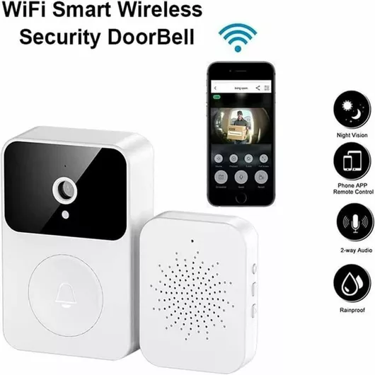 Κουδούνι Πόρτας Ezra X9 Ασύρματο με Κάμερα & Wi-Fi