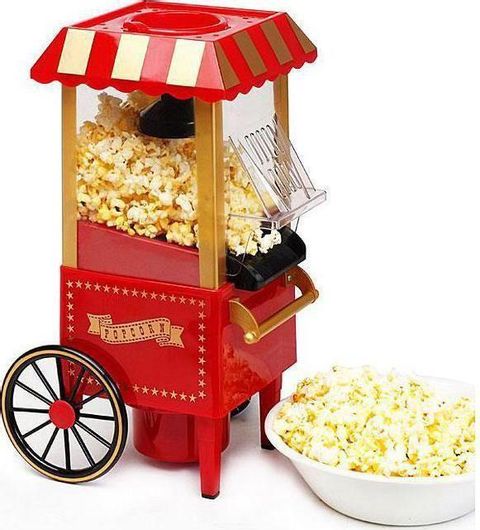 Μηχανή Ποπ-Κορν Old Fashioned Ζεστού Αέρα 1200W