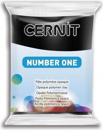 Πηλός Cernit 56gr Number One No.100 Μαύρο