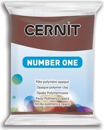 Πηλός Cernit 56gr Number One No.800 Καφέ