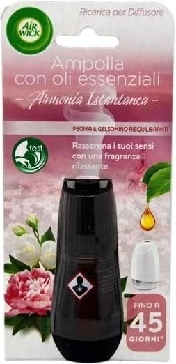 Αρωματικό Χώρου Airwick Essential Mist Ανταλλακτικό Παιώνια & Γιασεμί 20ml