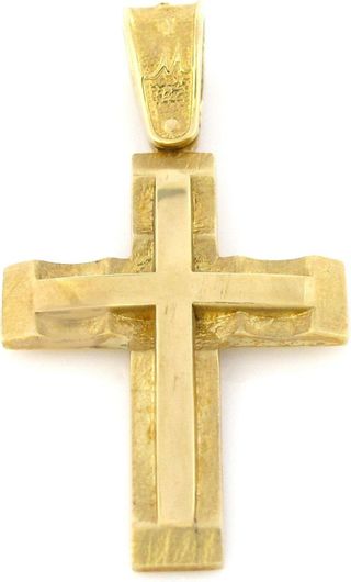 Γυναικείος Σταυρός 6821 από Χρυσό 14K
