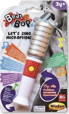Μουσικό Παιχνίδι MG Toys Μικρόφωνο Beat Bop για 3+ Ετών