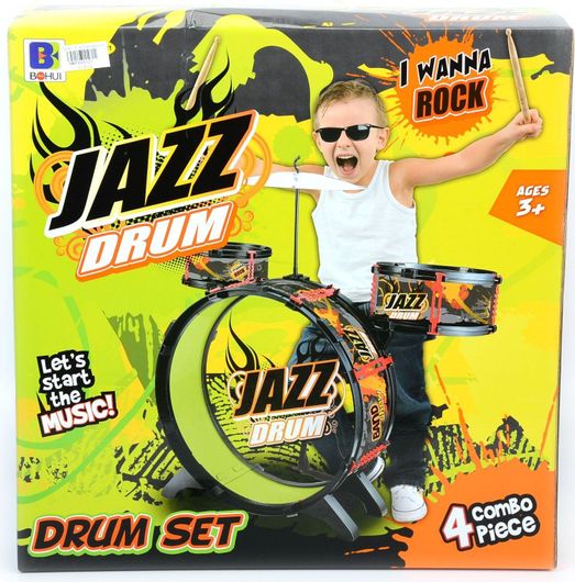 Μουσικό Παιχνίδι Ντραμς Jazz για 3+ Ετών