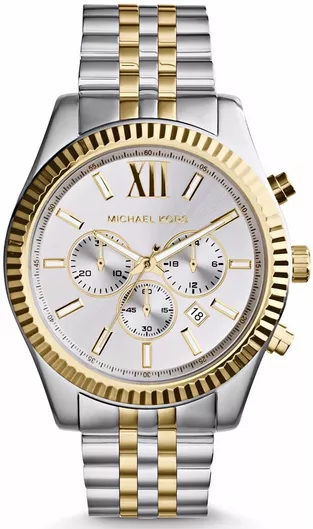 Γυναικείο Ρολόι Michael Kors MK8344 Lexington με Μεταλλικό Μπρασελέ Πολύχρωμο