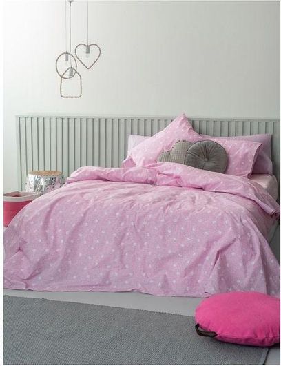 Σετ Μαξιλαροθήκες Palamaiki Luminous Fleck με Φάσα 50x70cm Λιλά