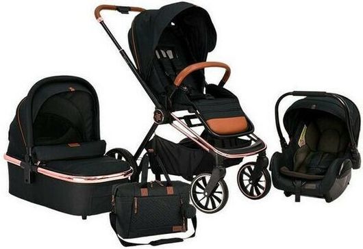 Πολυκαρότσι Bebe Stars Jewel Volcano από Νεογέννητο Μαύρο