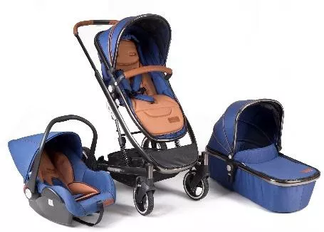 Πολυκαρότσι Kikka Boo Divaina 2 σε 1 από Νεογέννητο Μπλε