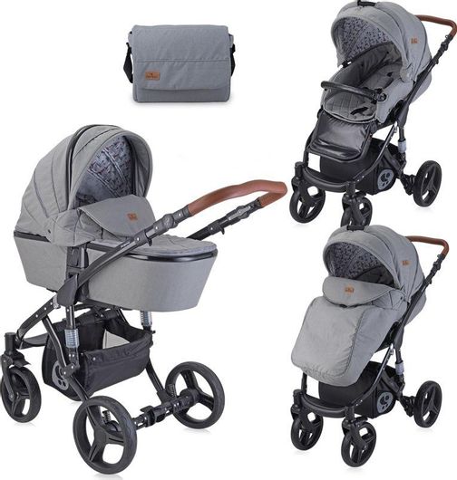 Πολυκαρότσι Lorelli Rimini 2 σε 1Lighthouse από Νεογέννητο Γκρι