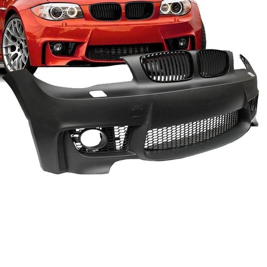 Προφυλακτήρας Μπροστινός για Bmw 1 E81/82/87/88 04-13 1M Look με Καρδιές Μάσκας