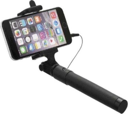 Selfie Stick με Βύσμα 3.5mm Jack Μαύρο