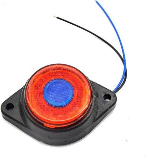 Φώτα Όγκου Φορτηγού WT-139 H26 Πλευρικός Δείκτης Κατεύθυνσης Φλας LED 24V Κόκκινο