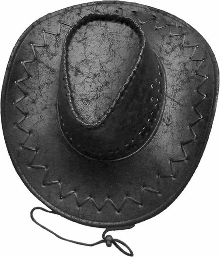 Αποκριάτικο Αξεσουάρ CARNAVALista Καπέλο Ροντέο 39x35x11cm Μαύρο