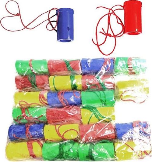 Αποκριάτικο Αξεσουάρ CARNAVALista Σφυρίχτρα Κόρνα 7x4cm Τυχαία Επιλογή Χρώματος