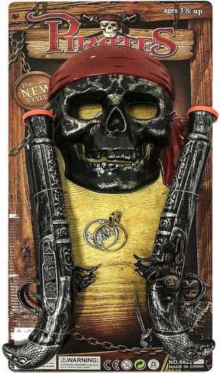 Αποκριάτικο Αξεσουάρ CARNAVALista Πειρατή Σετ 5τμχ