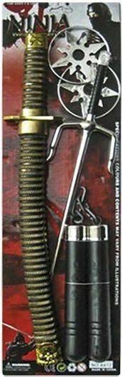 Αποκριάτικο Αξεσουάρ CARNAVALista Νίντζα Σετ 5τμχ