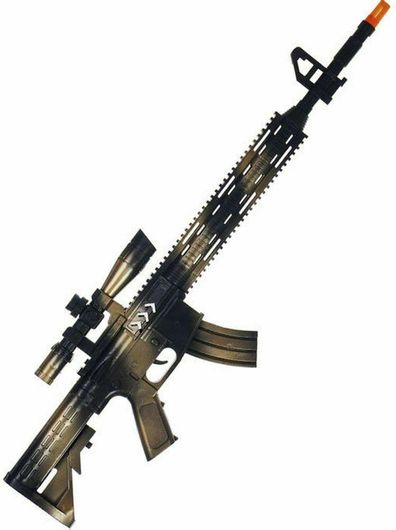 Αποκριάτικο Αξεσουάρ Clown Republic Μεγάλο Πολυβόλο με Ήχο Παραλλαγή