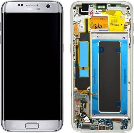 Οθόνη Κινητού Samsung με Μηχανισμό Αφής για Galaxy S7 Edge G935 Ασημί