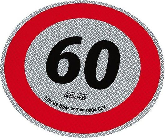 Αυτοκόλλητο Σήμα Lampa L9844.0 Ταχύτητας Χιλιομέτρων 60km/h