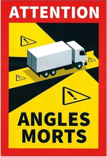 Προειδοποιητικό Σήμα Τυφλών Σημείων Φορτηγού Lampa Μαγνητικό 170x250mm 1τμχ