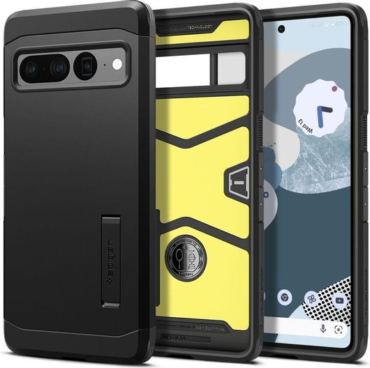 Spigen Tough Armor Back Cover Πλαστικό Ανθεκτική Μαύρο Google Pixel 7 Pro