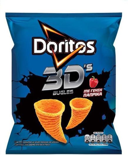 Γαριδάκια Doritos 3D Bugles με Γεύση Πάπρικα 75gr